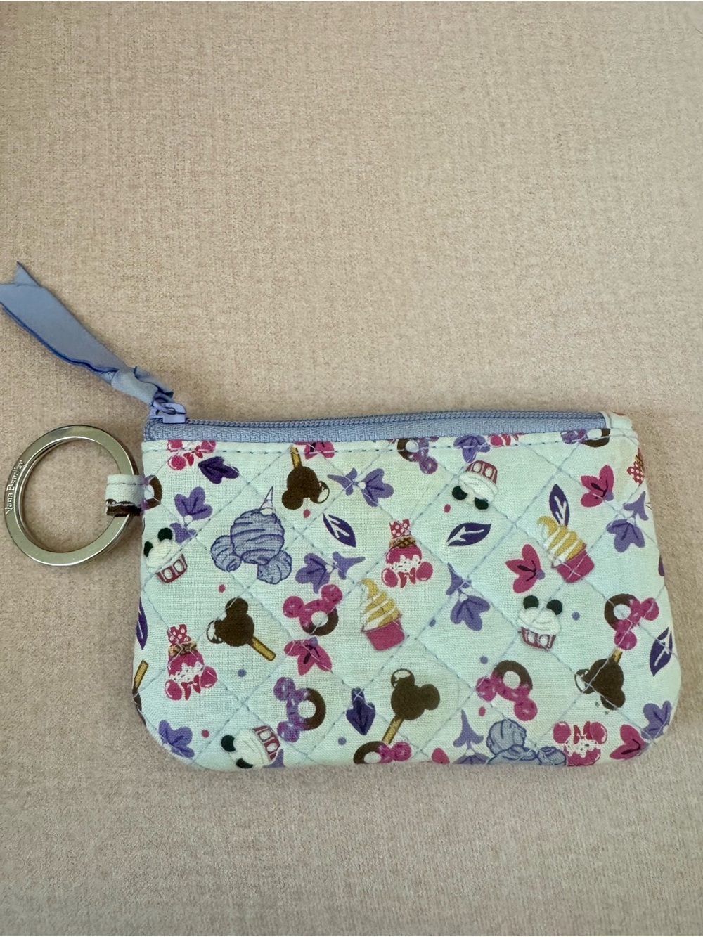 Disney Vera Bradley Card Holder in Disney Snacks Pattern